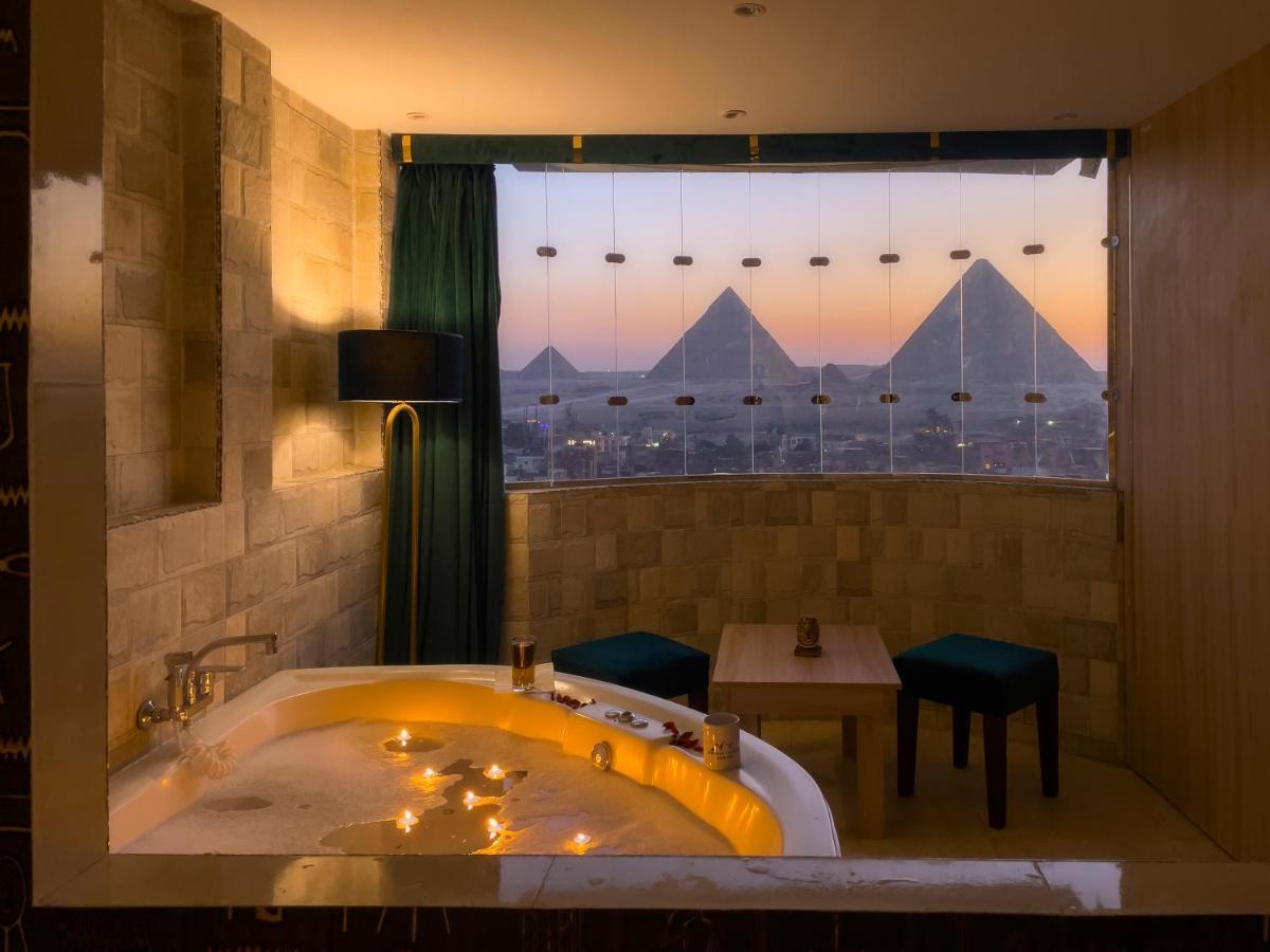 Jumeirah Pyramids View Inn Kafret el-Gabal Kültér fotó
