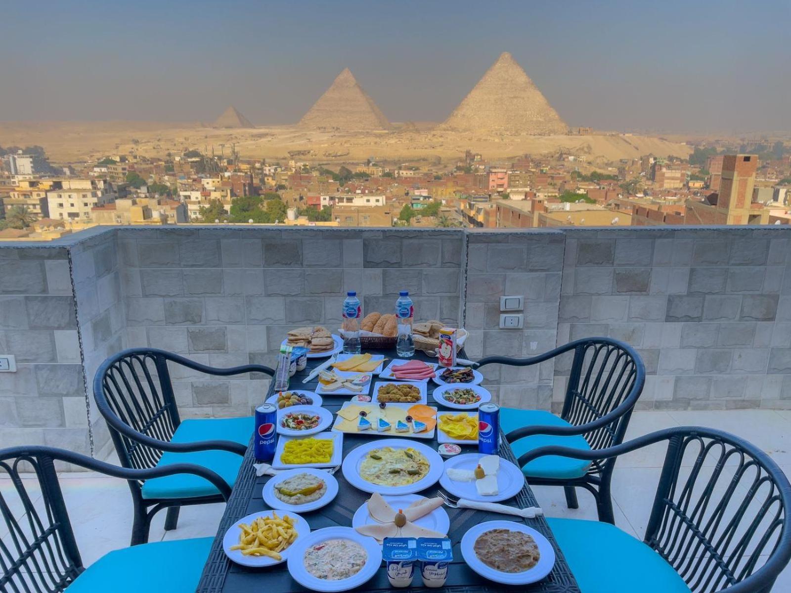 Jumeirah Pyramids View Inn Kafret el-Gabal Kültér fotó